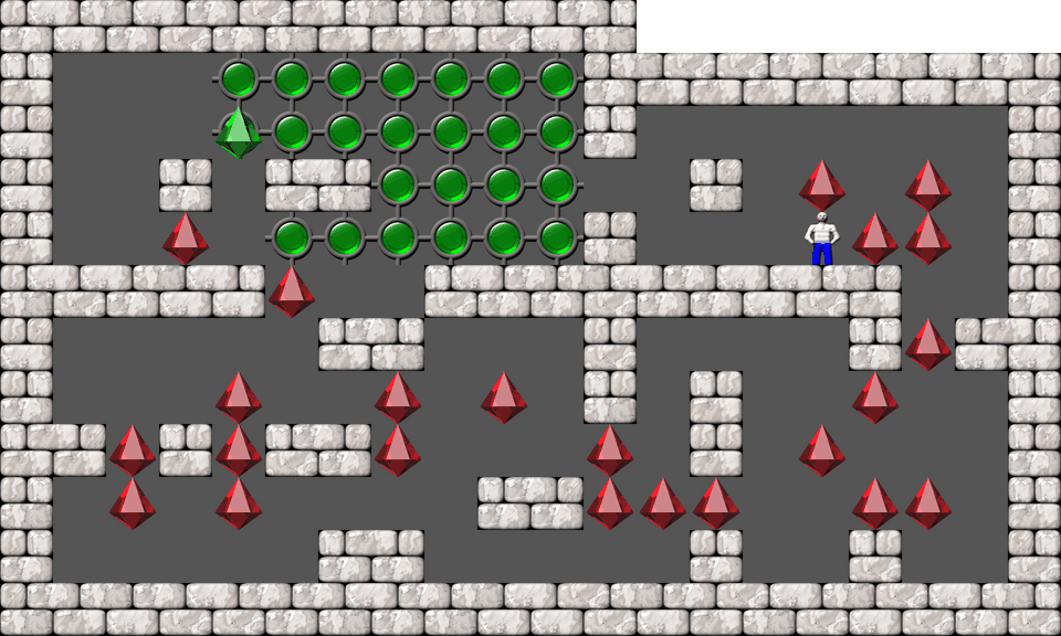 Sokoban Jean-Pierre Kent level 25